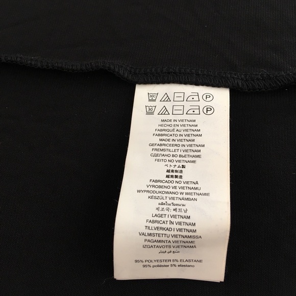 NEW Michael Kors Plus Black Mini Dress Tunic Dolman Elbow Sleeve Lace Up Size 0X - Picture 6 of 8